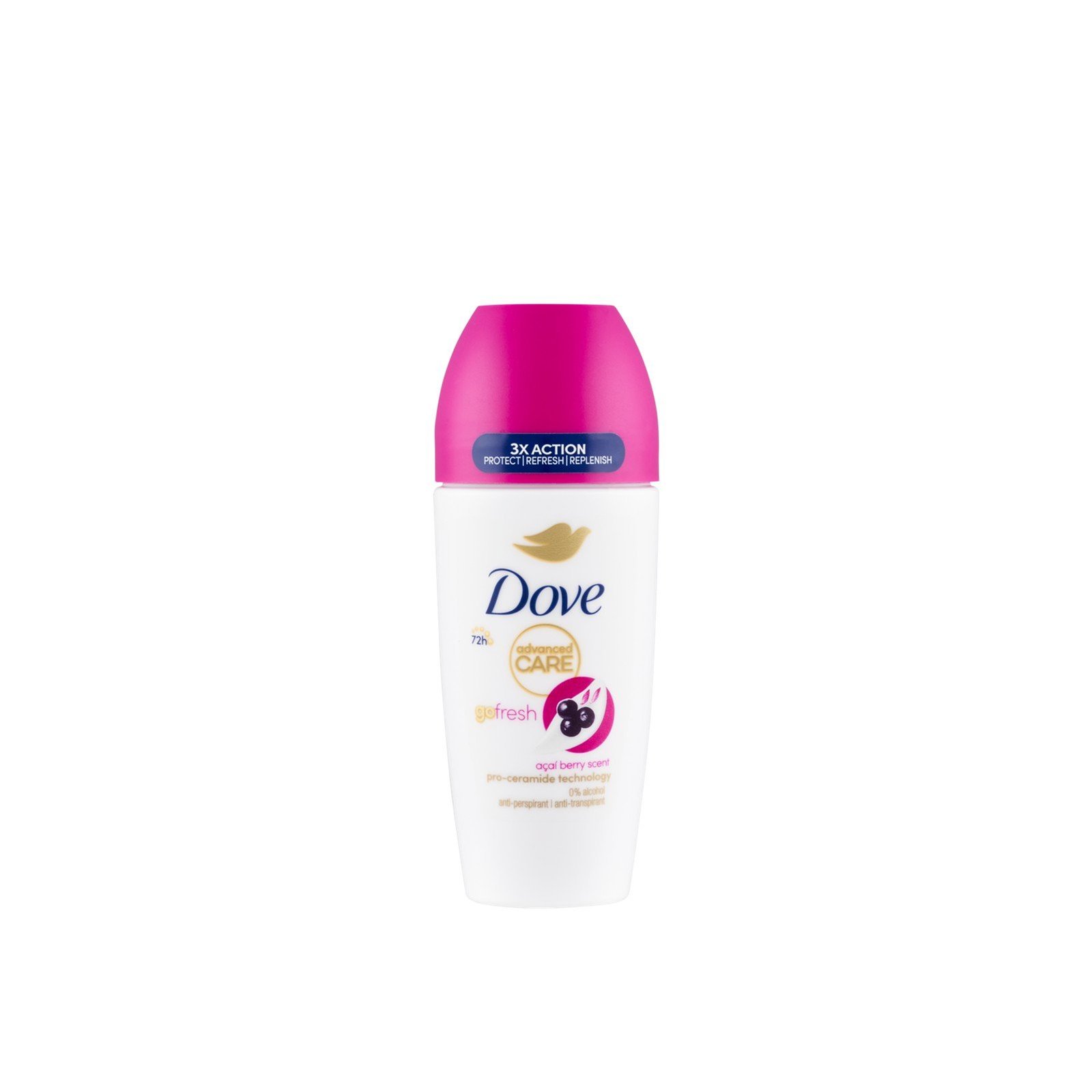 Dove Advanced Care Coconut Anti-Perspirant Deodorant With Plant-based Moisturiser Roll On For 48 Hour Odour Protection 6x 50 Ml Coconut 8 33 Ml Pack Of 6