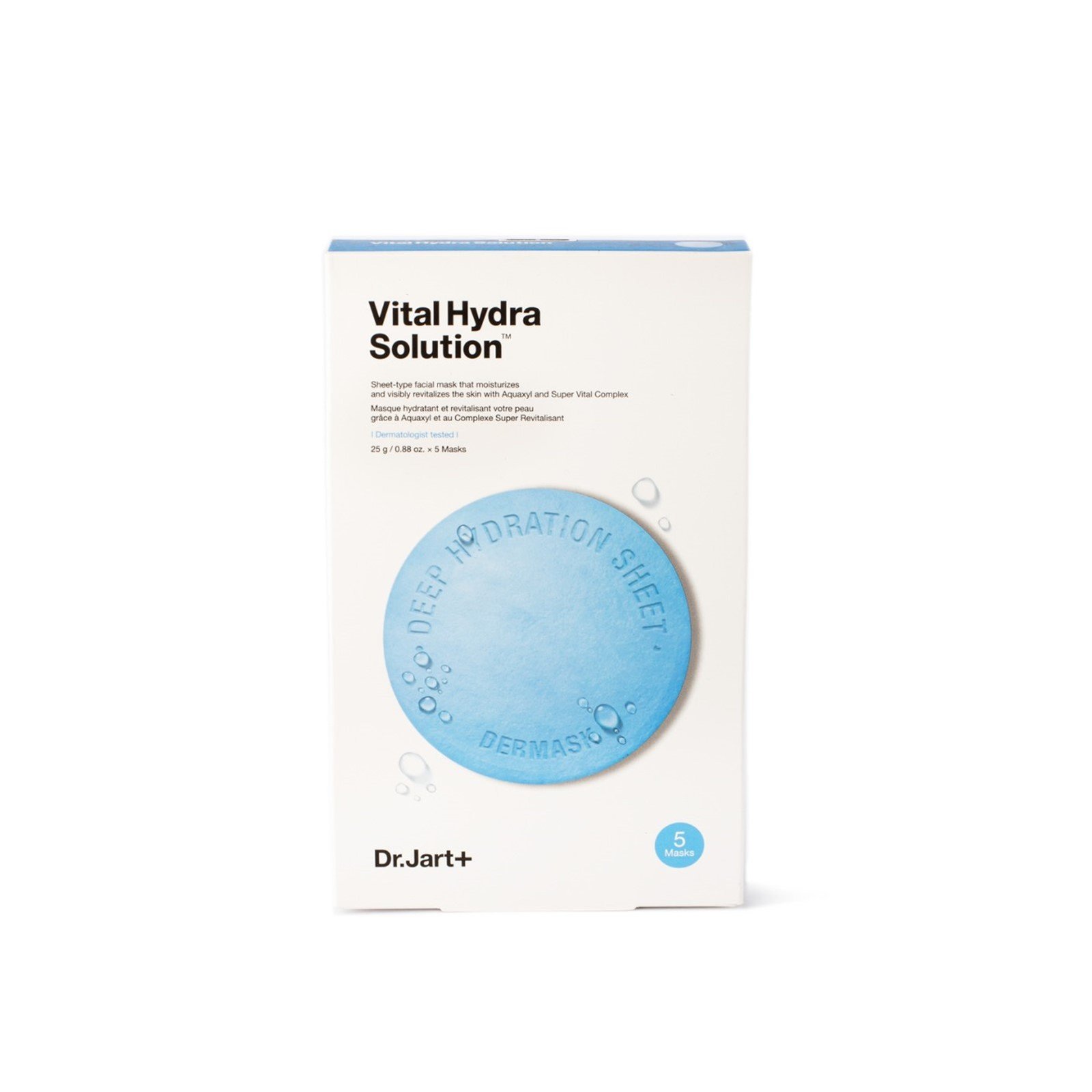 Dr.Jart+ Dermask Water Jet Vital Hydra Solution Sheet Mask 25g x5 ...