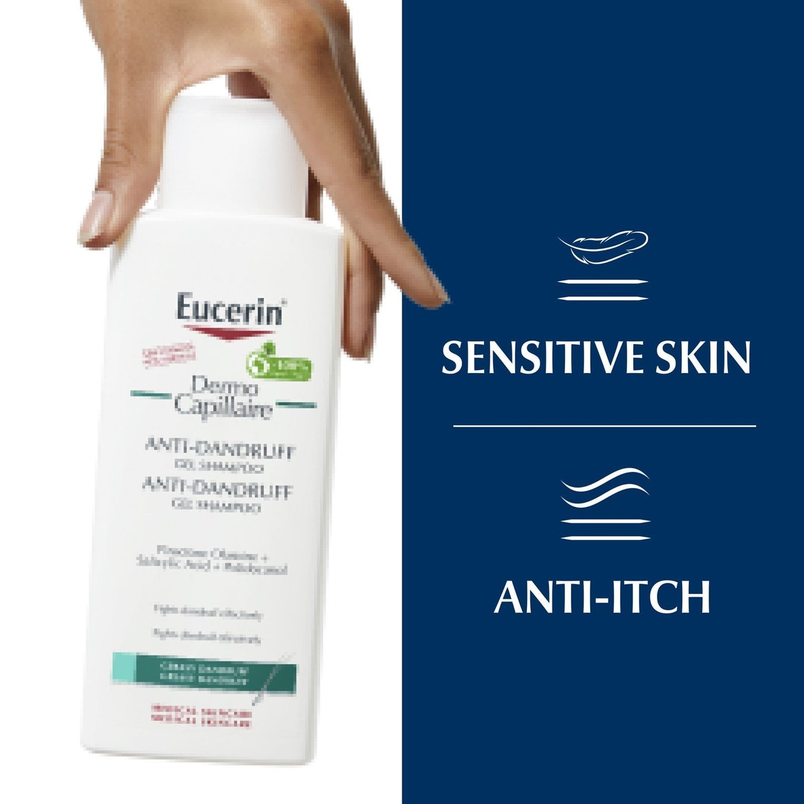 eucerin dermocapillaire anti schuppen gel shampoo