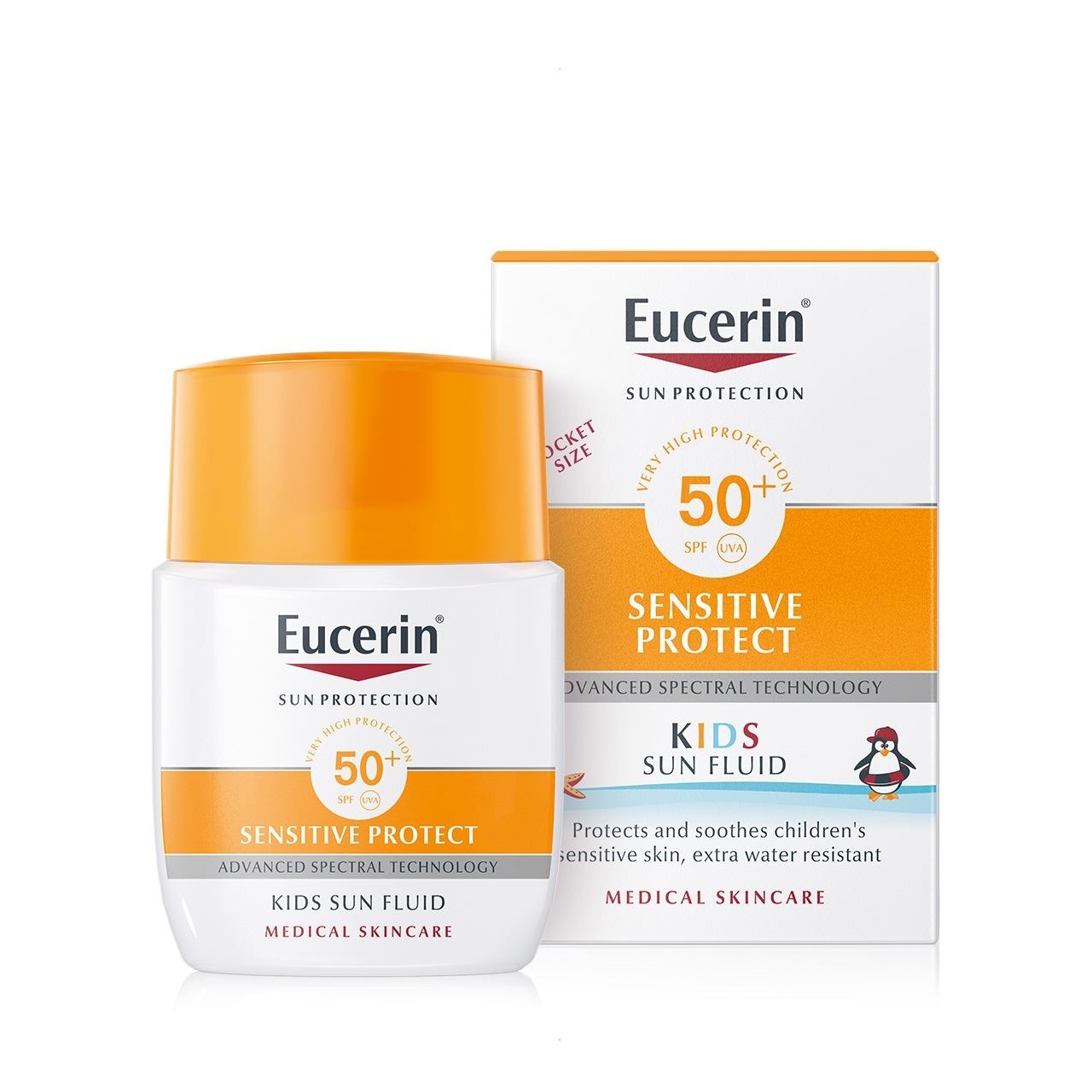 Eucerin Sun Sensitive Protect Kids Fluid Spf50+ 50Ml Ελλάδα