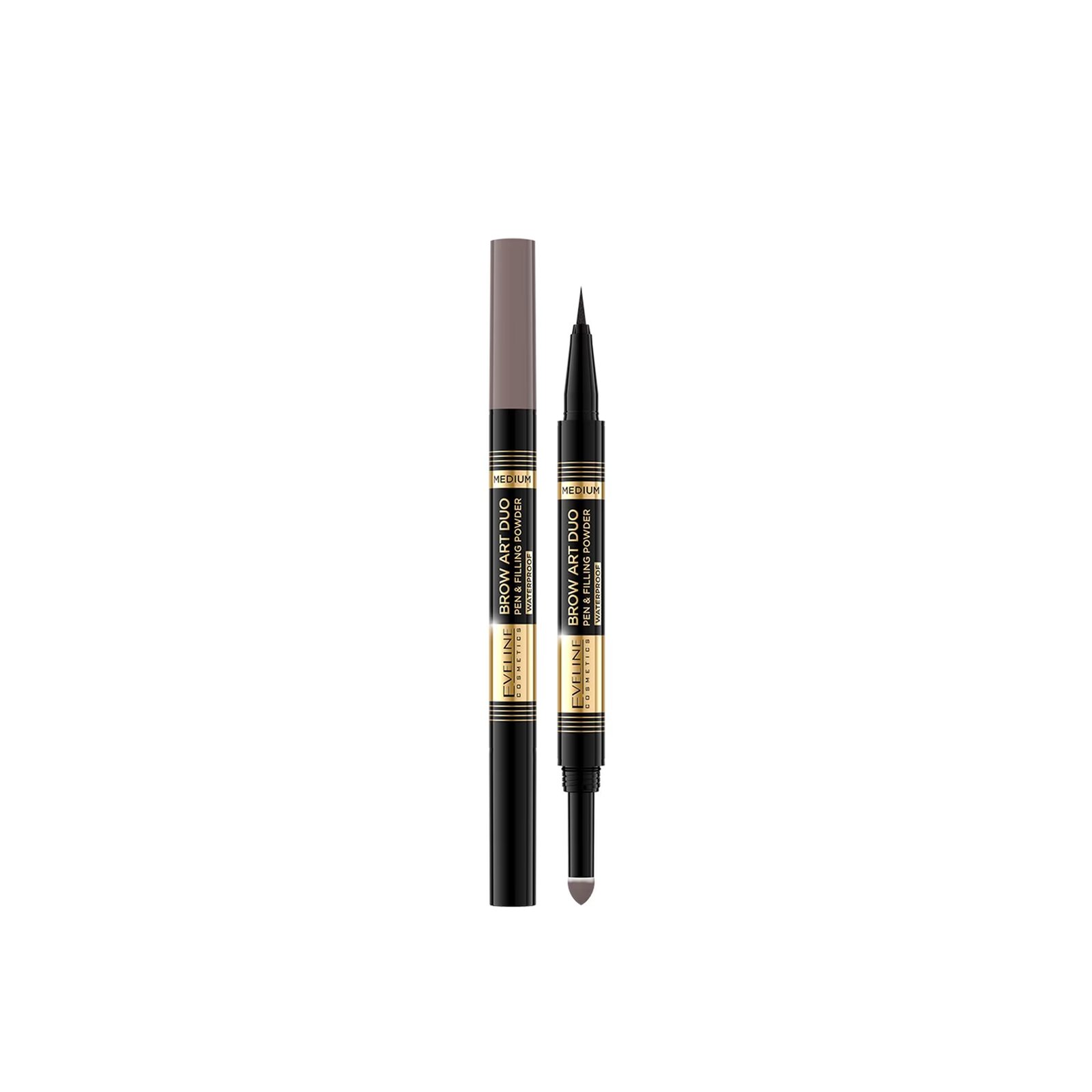 Buy Eveline Cosmetics Brow Art Duo Waterproof Pen & Filling Powder 02
