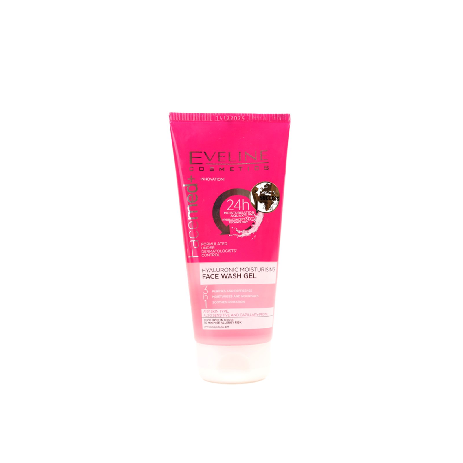 Buy Eveline Cosmetics Facemed+ Hyaluronic Moisturising Face Wash Gel