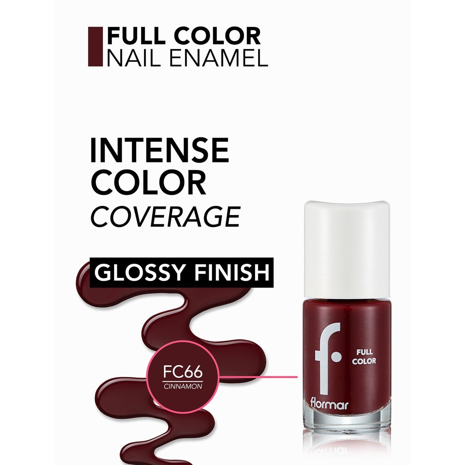 Flormar Full Color Nail Enamel 66 Cinnamon 8ml Chile