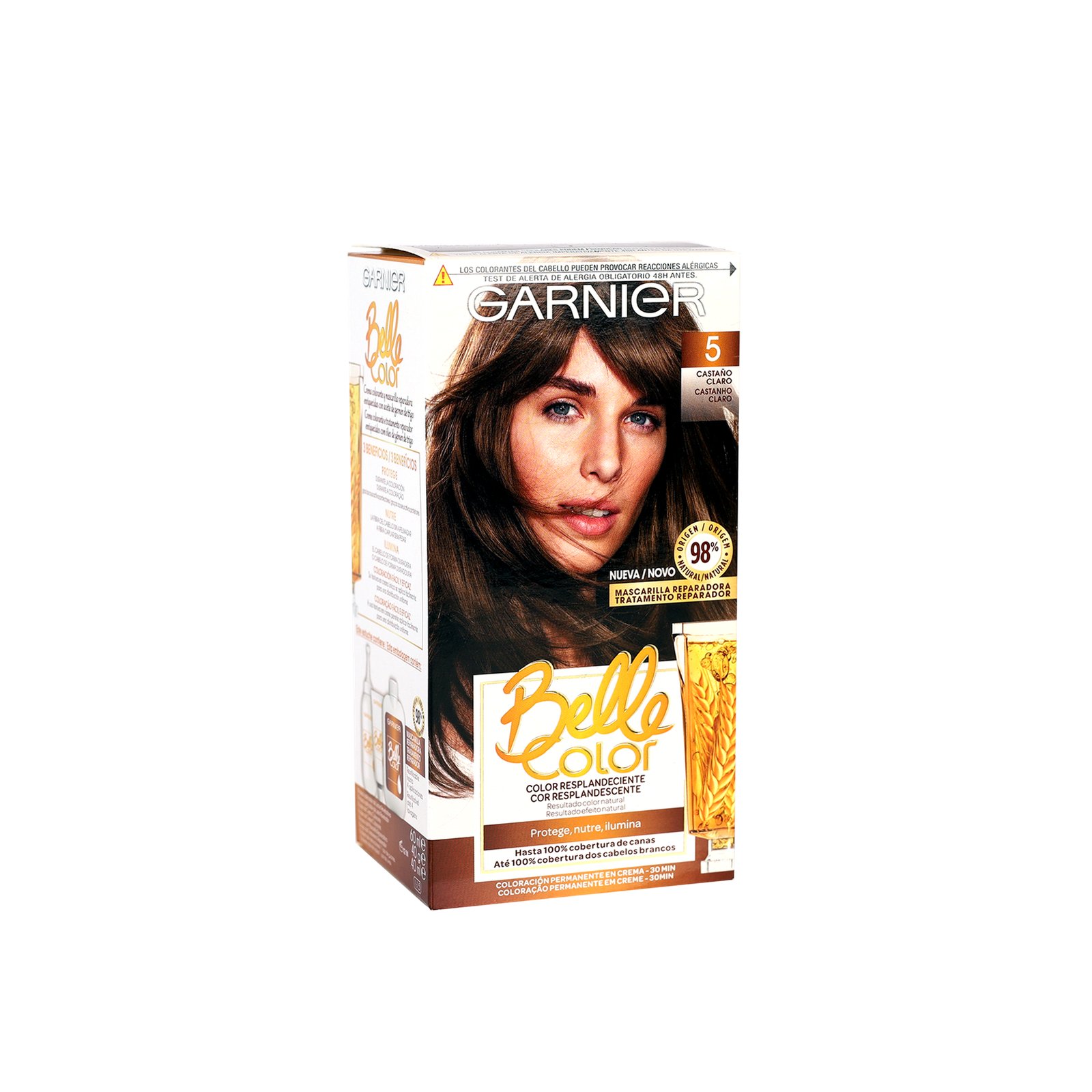Garnier Belle Color Permanent Hair Dye 5 Light Brown Ireland