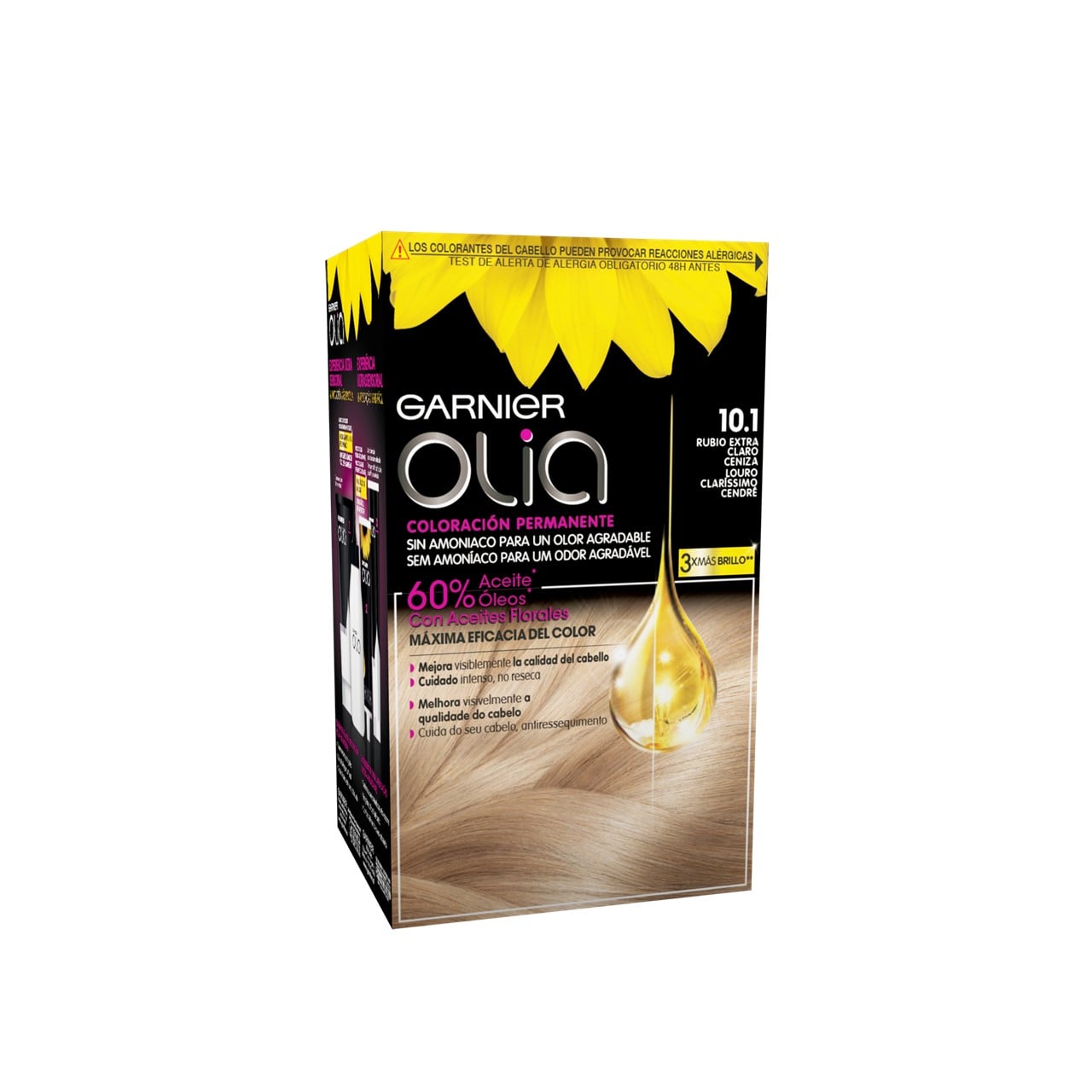Detailed Garnier Olia Permanent Hair Color Background Art