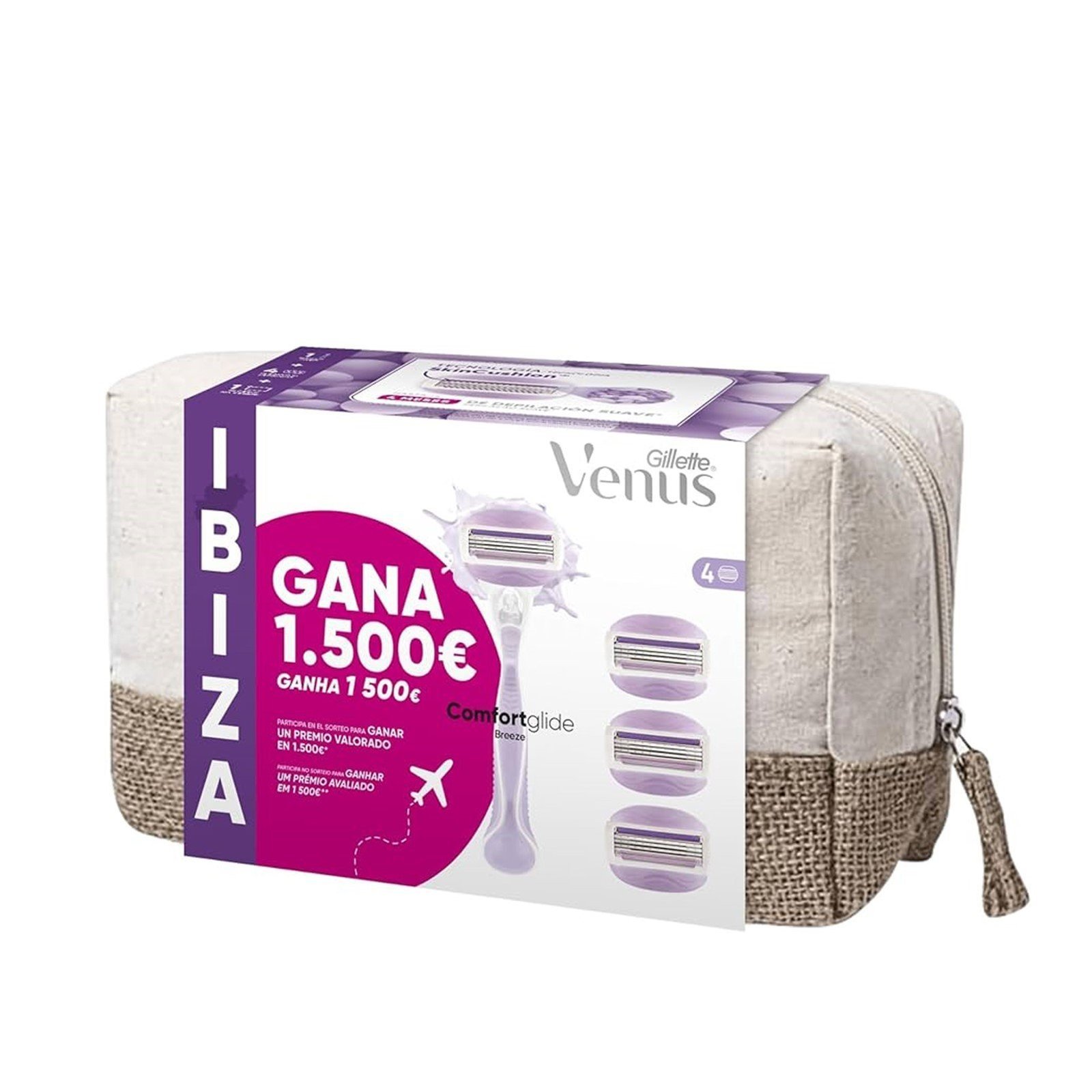 Gillette Venus Comfortglide Breeze Razor + Necessaire US