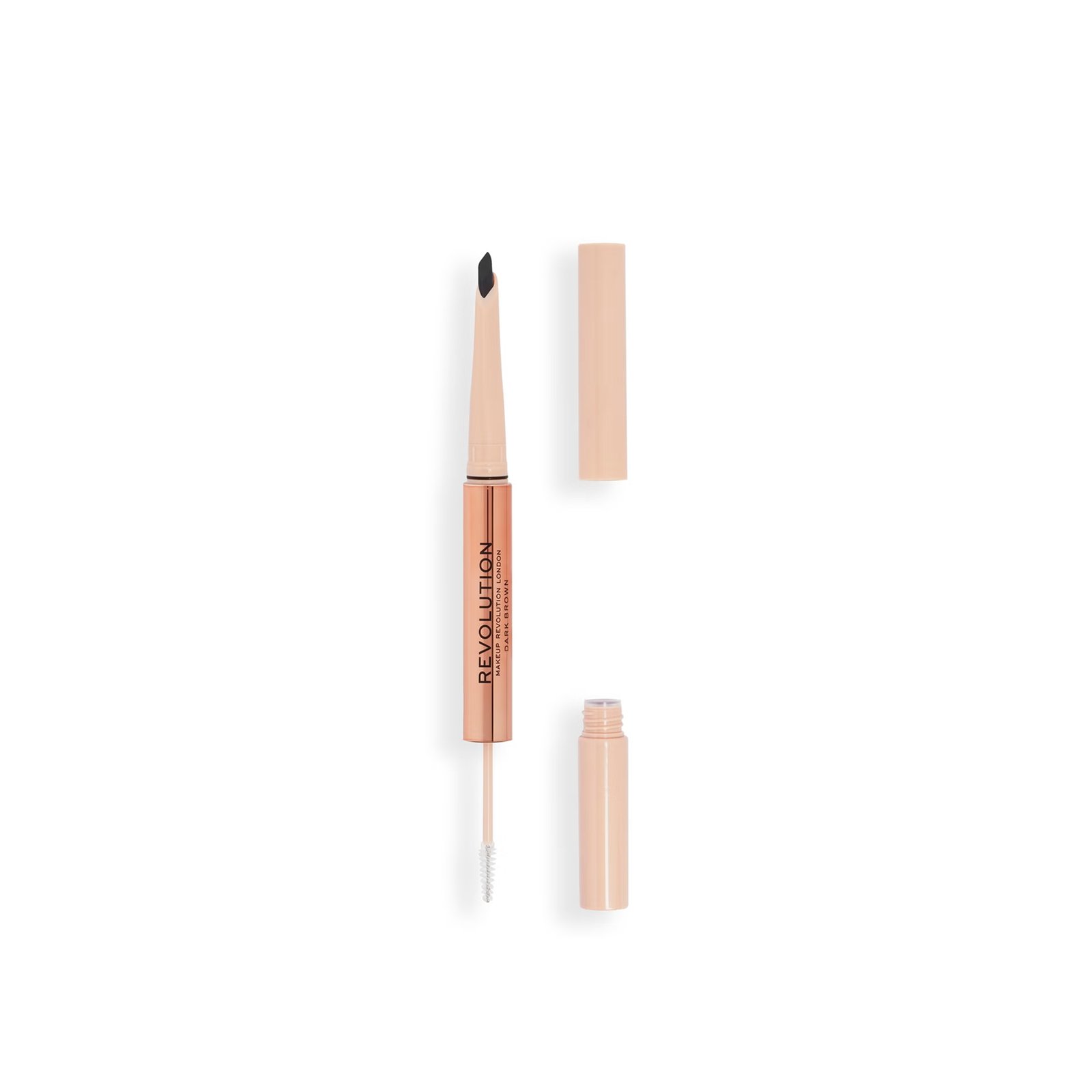 Buy Makeup Revolution Fluffy Brow Duo Dark Brown · Qatar