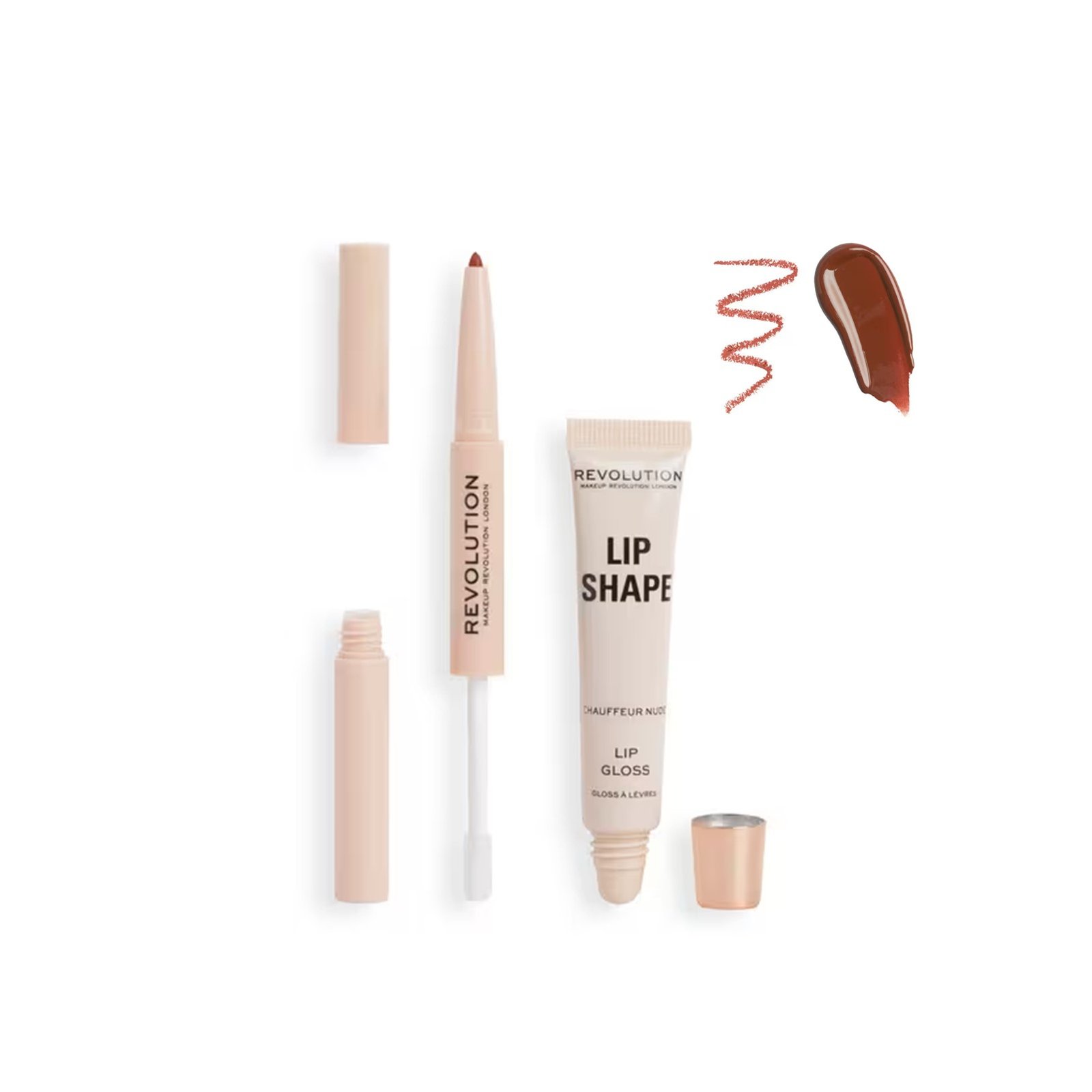 Makeup Revolution Lip Shape Kit Chauffeur Nude Philippines