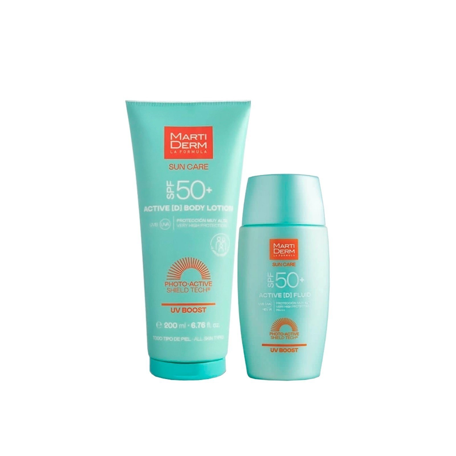 Buy Martiderm Sun Care Active (D) Body Lotion SPF50+ 200ml + Active (D