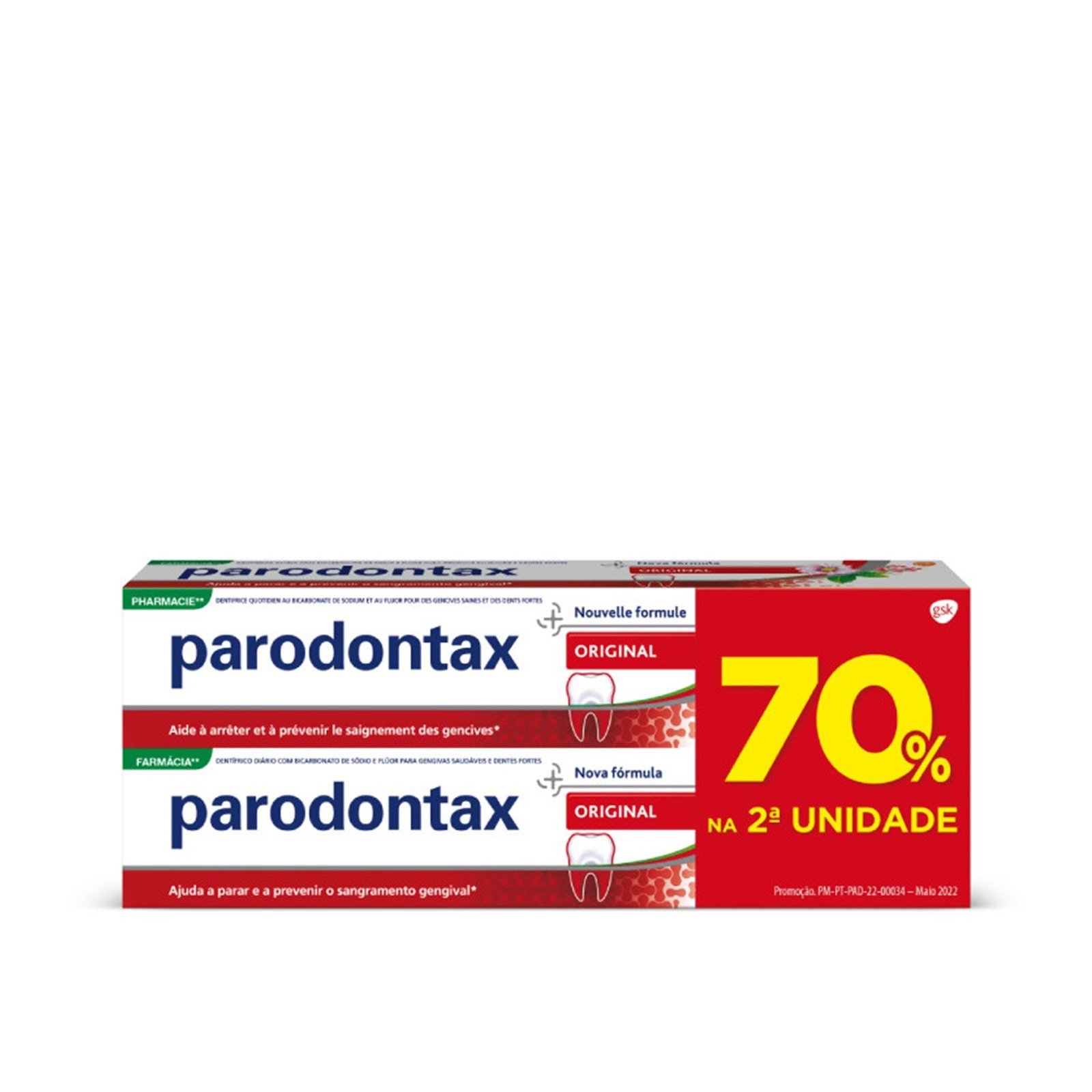 Buy Parodontax Original Toothpaste 75ml x2 (2x2.53 fl oz) · USA