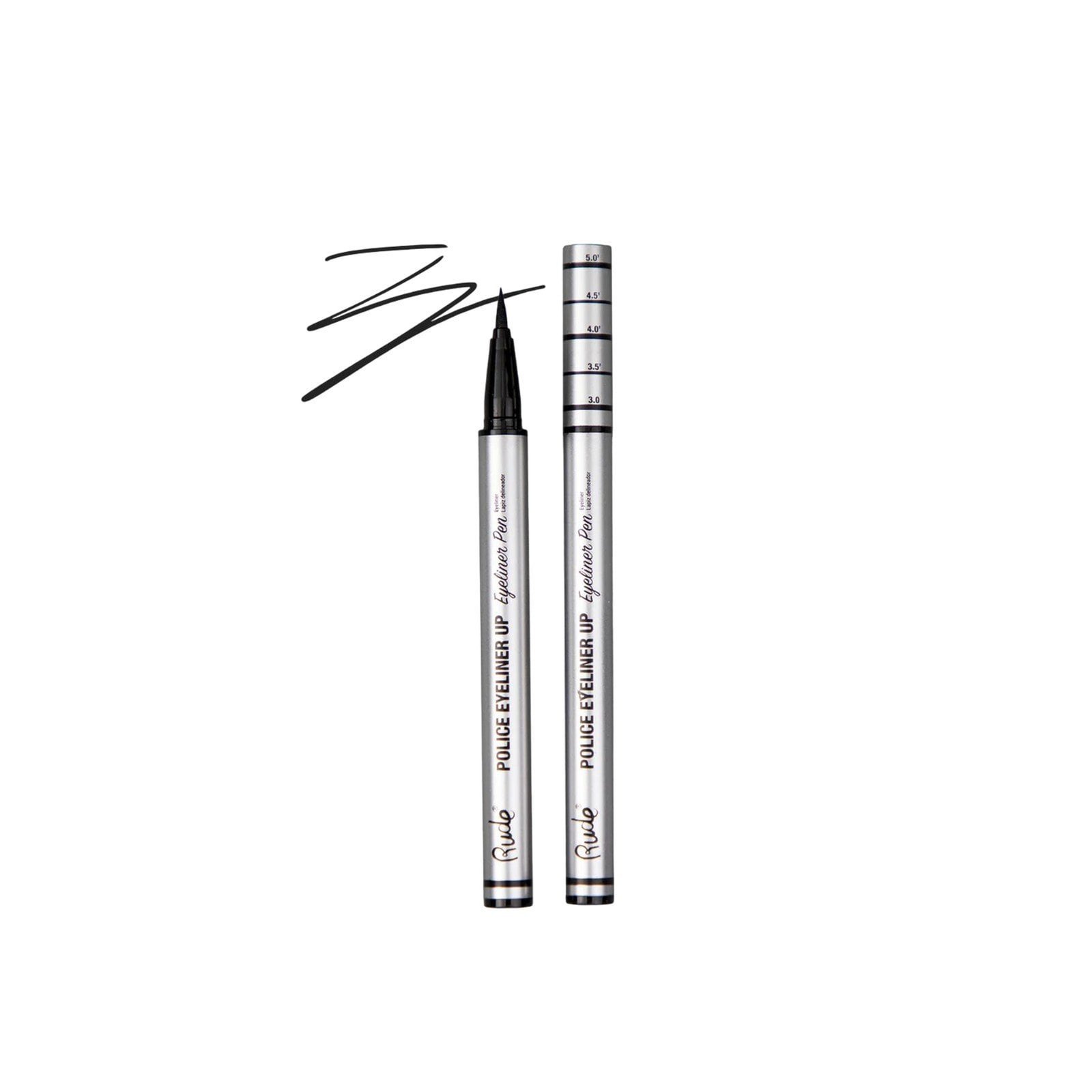 RUDE Police Eyeliner Up Eyeliner Pen - Bail Bond (Black) CARDED by Avera Group