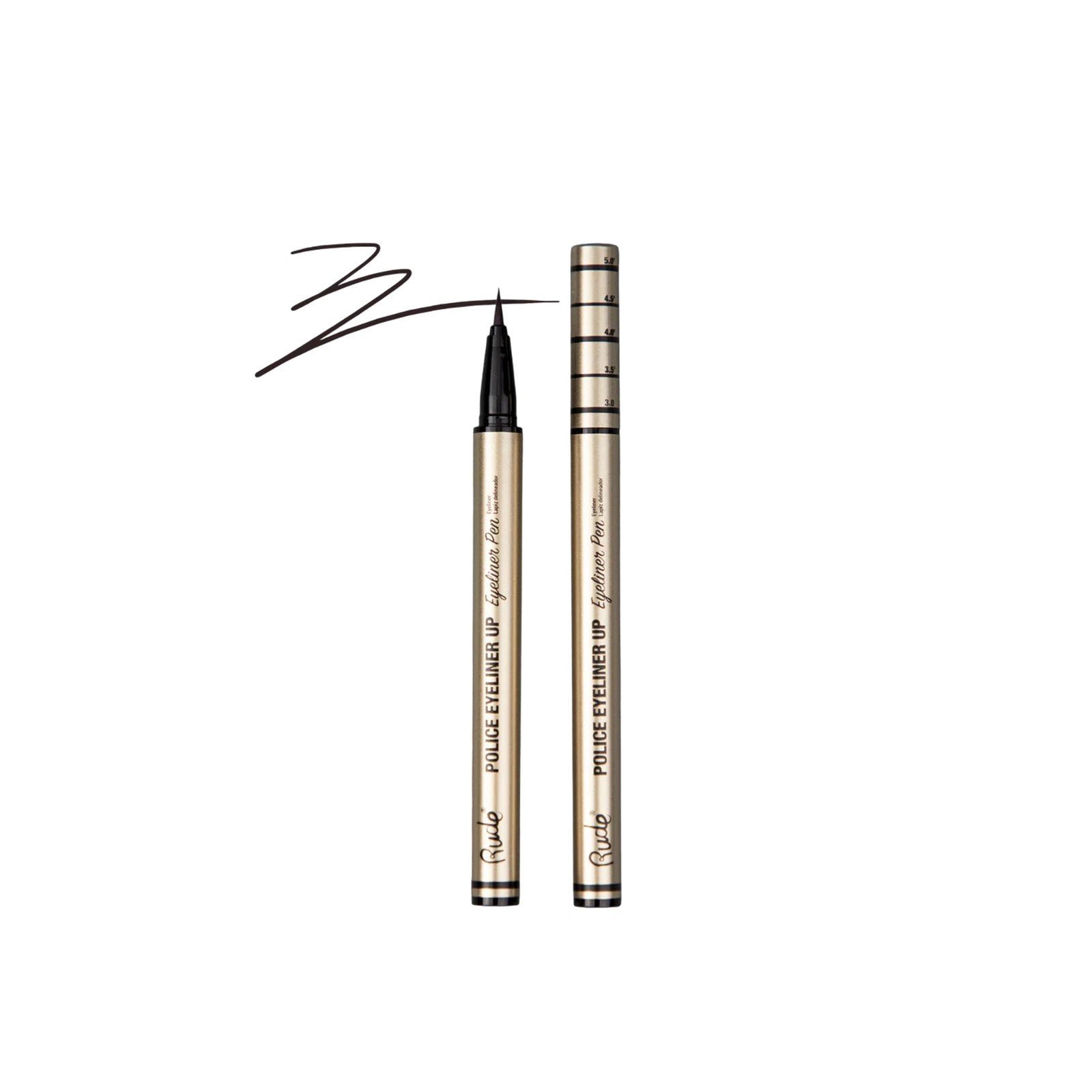 RUDE Police Eyeliner Up Eyeliner Pen - Bail Bond (Black) CARDED by Avera Group main image 1