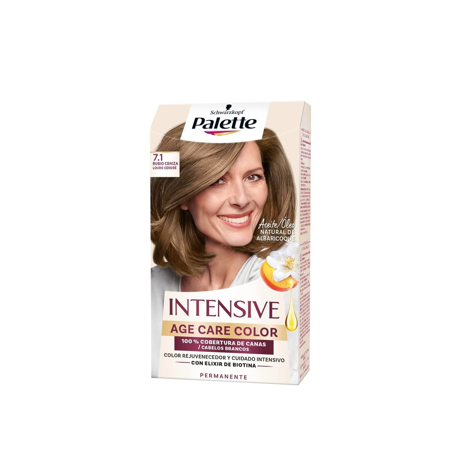 Schwarzkopf Palette Intensive Age Care Color Permanent Hair Dye Thailand