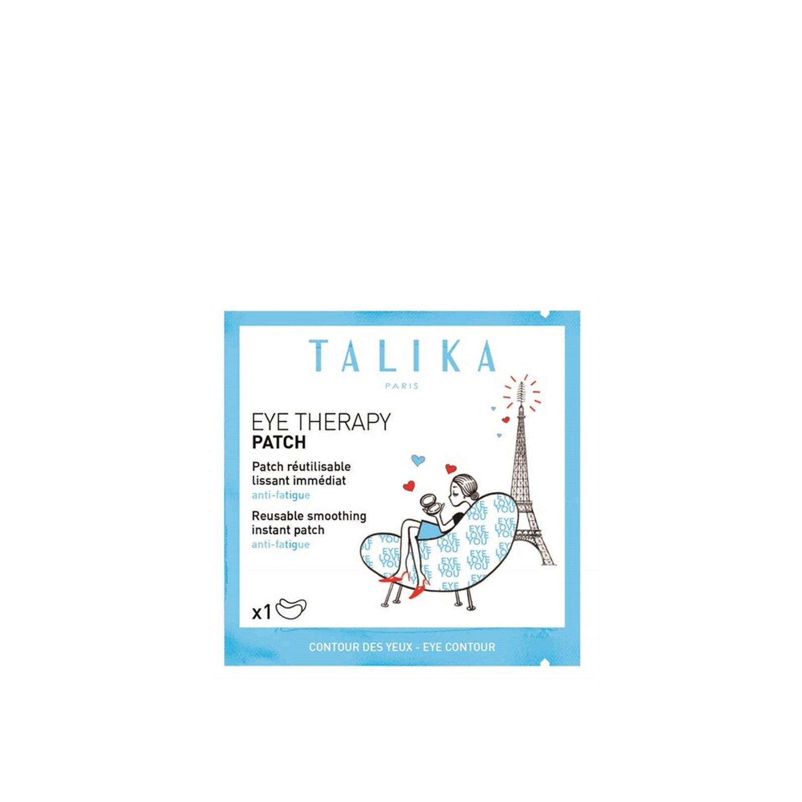 Talika Eye Therapy Reusable Smoothing Instant Patch x1 Pair United States
