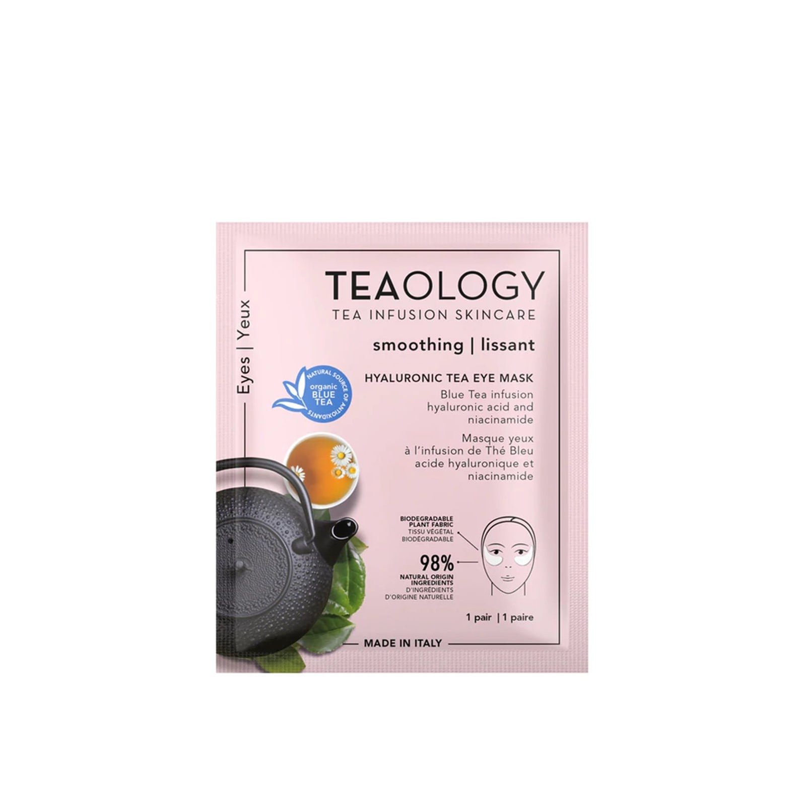 Buy Teaology Hyaluronic Tea Smoothing Eye Mask · Bahrain (Arabic)