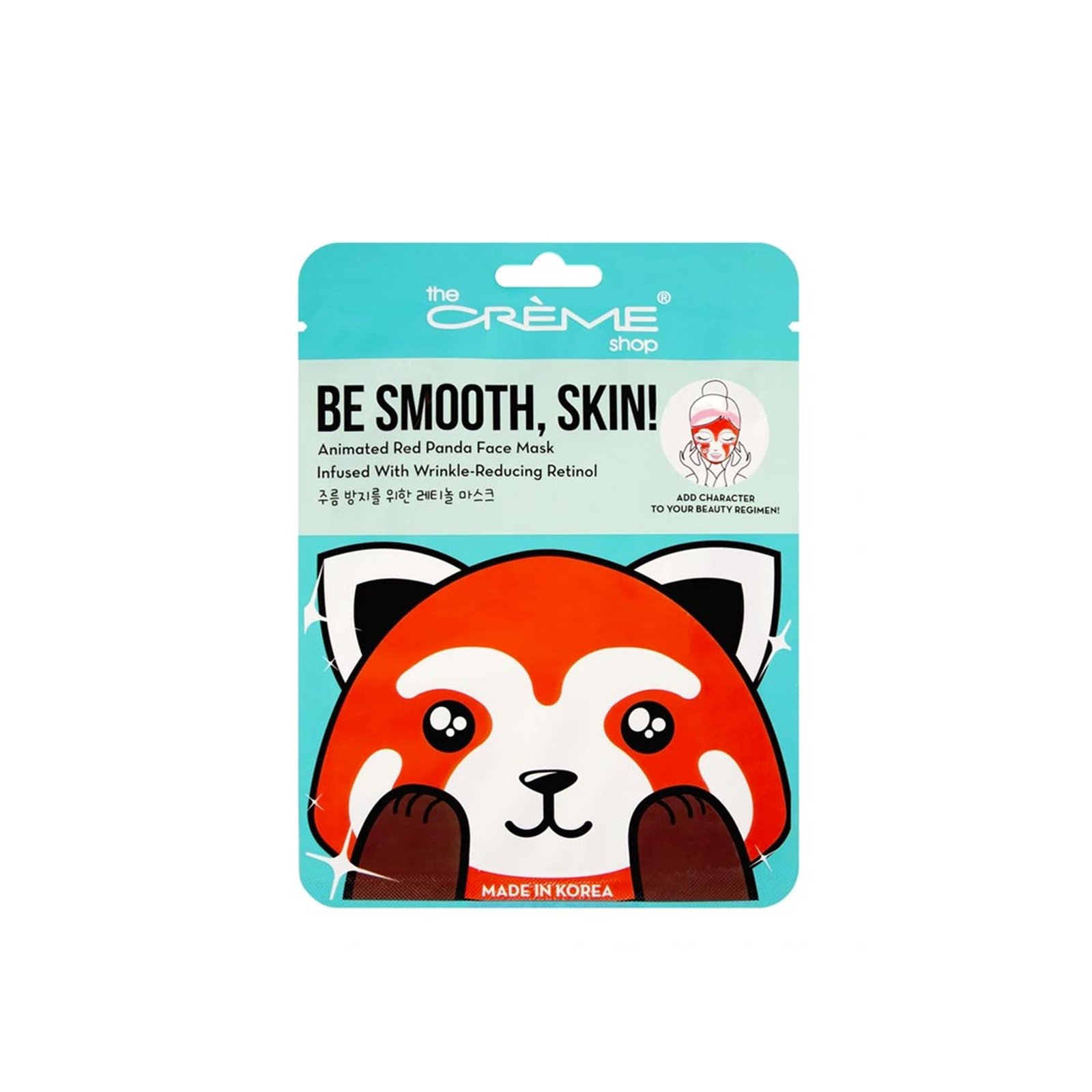 Buy The Crème Shop Be Smooth, Skin! Animated Red Panda Face Mask 25g