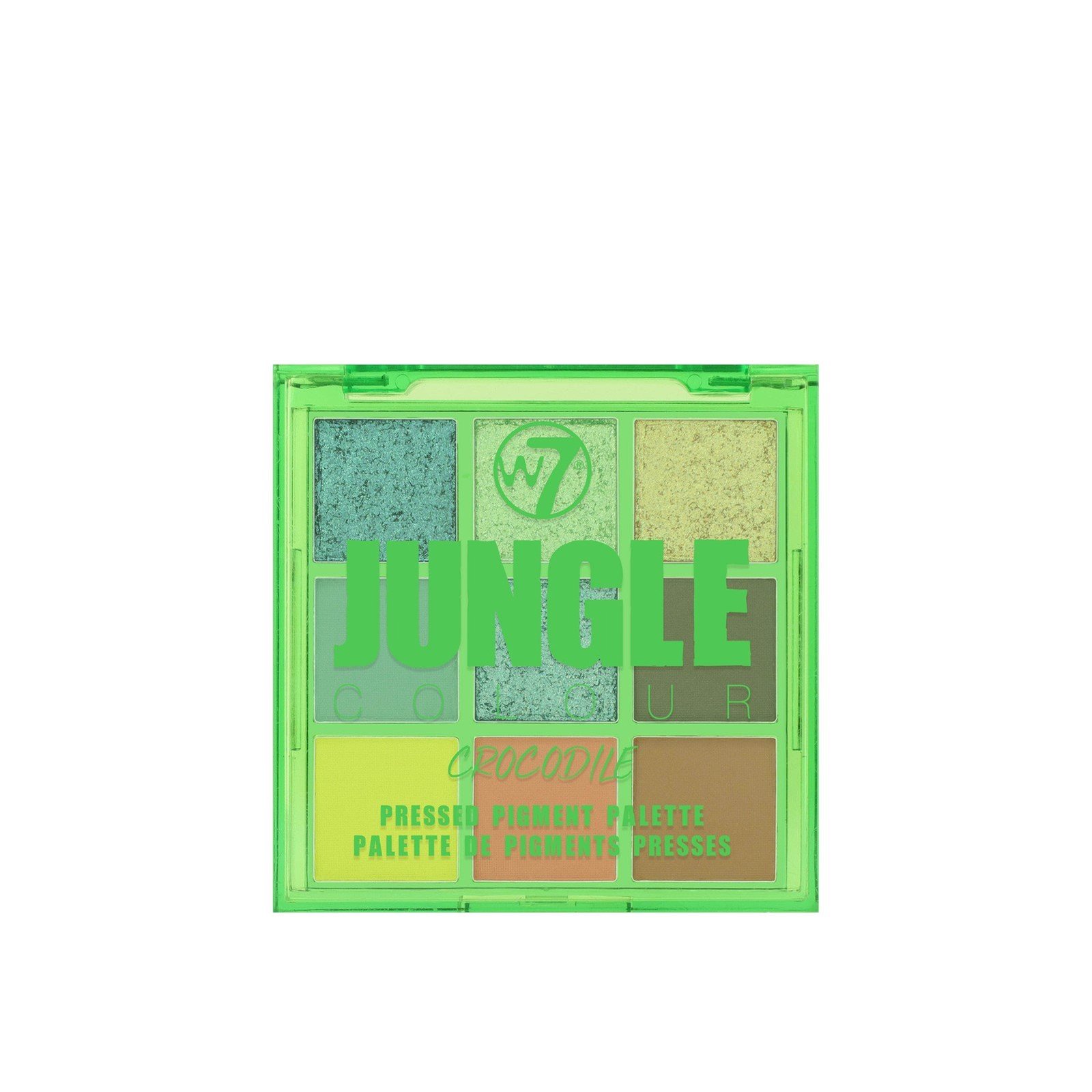 W7 Makeup Jungle Color Crocodile Pressed Pigment Palette 8.1g (0.28 oz) United States