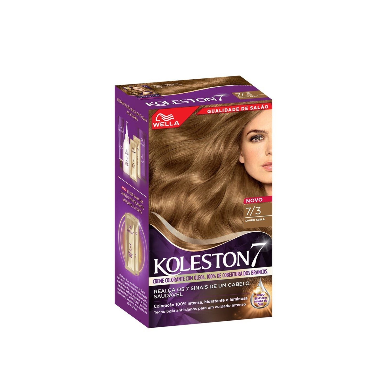 Wella Koleston 7/3 Hazelnut Permanent Hair Color United States