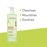 A-Derma Exomega Control Emollient Cleansing Gel 500ml