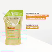A-Derma Exomega Control Emollient Shower Oil Refill 500ml