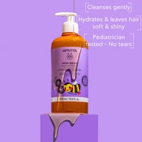 APIVITA Mini Bees Gentle Kids Shampoo Blueberry & Honey 500ml