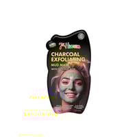 7th Heaven Charcoal Exfoliating Mud Mask with Glycolic Acid 15g