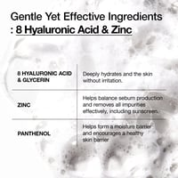 Anua 8 Acido Ialuronico Detergente Delicato Idratante in Schiuma 150ml