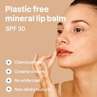 ATTITUDE Oceanly Lip Balm SPF30 Peachy Shell 8.5g