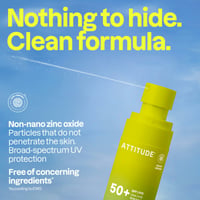 ATTITUDE Sunly Unscented Mineral Sunscreen Spray SPF50+ 75ml