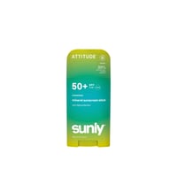 ATTITUDE Sunly Unparfümierter Mineral-Sonnenschutzstift SPF50+ 60g