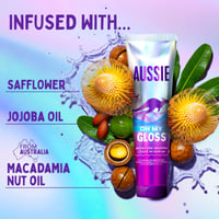 Aussie Oh My Gloss Moisture-Mazing Leave In Serum 160ml