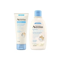 Aveeno Dermexa Emollient Cream 200ml + Emollient Body Wash 300ml