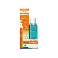 Avène Sun Cleanance Sunscreen SPF50+ 50ml + Cleansing Gel 100ml (1.69+3.38fl oz)