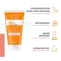 Avène Sun Very High Protection Cream Fragrance-Free SPF50+ 50ml