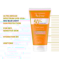 Avène Sun Very High Protection Tinted Cream SPF50+ 50ml