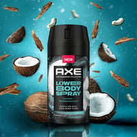 Axe Deodorantspray til underkroppen med duft af kokos og sandeltræ, 100 ml