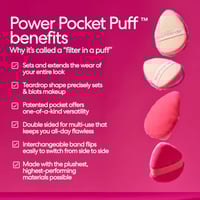 beautyblender Power Pocket Puff Dual Sided Powder Puff
