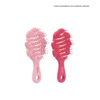 Beter Natural Fiber 180º Flex Hairbrush XS Fuchsia/Pale Pink x1