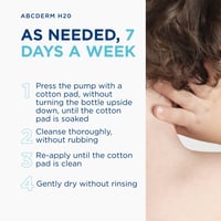 Bioderma ABCDerm H2O Solução Micelar Ultra-Suave 1L