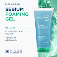 Bioderma Sébium Gel Moussant Purifiant Nettoyant 200ml