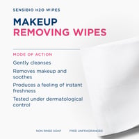 Bioderma Sensibio H2O Micelární Voda Odličovací Ubrousky x25