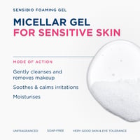 Bioderma Sensibio Soothing Micellar Cleansing Foaming Gel Sensitive Skin 200ml