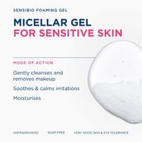 Bioderma Sensibio Gel Espuma de Limpeza Micelar Calmante Pele Sensível 500ml