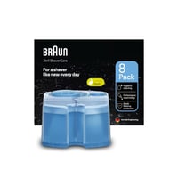 Braun 3-in-1 Shaver Care Clean & Renew Cartridges 170ml x8