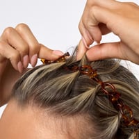 Brushworks Butterfly Clip Headbands x3