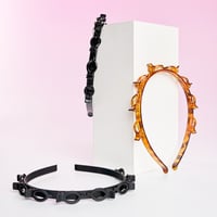 Brushworks Butterfly Clip Headbands x3