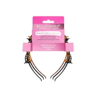 Brushworks Butterfly Clip Headbands x3