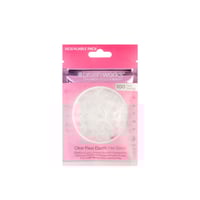 Brushworks Clear Flexi Elastic Hair Bands x100