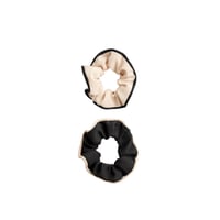 Brushworks Contrast Scrunchies x2