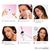 Brushworks Micro Needle Derma Roller 0.5mm
